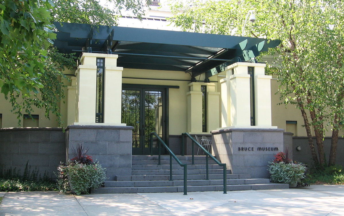 Entrance to the Bruce Museum in Greenwich