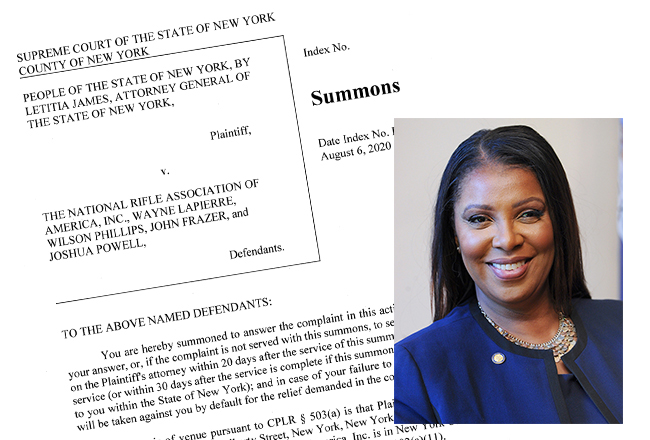 NRA Letitia James