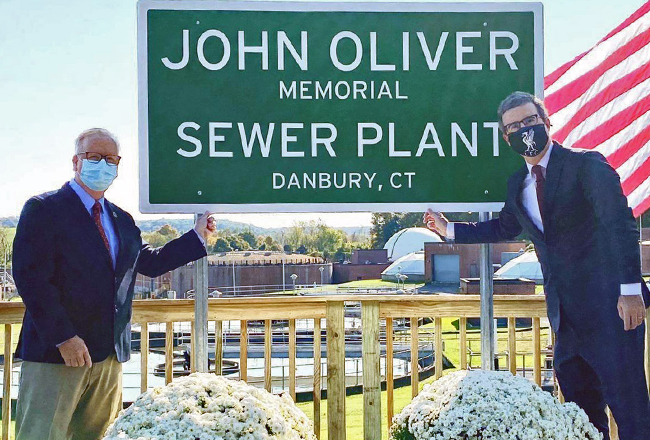 John Oliver sewage Danbury