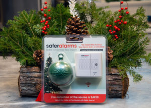 safer Christmas tree ornament alarm