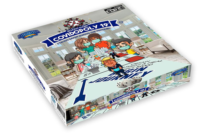 Covid, the board game edition, created by Wilton resident