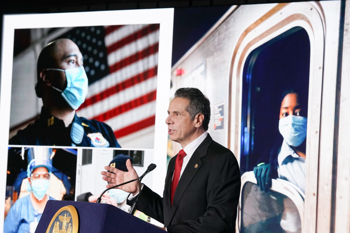 ny state of the state Cuomo