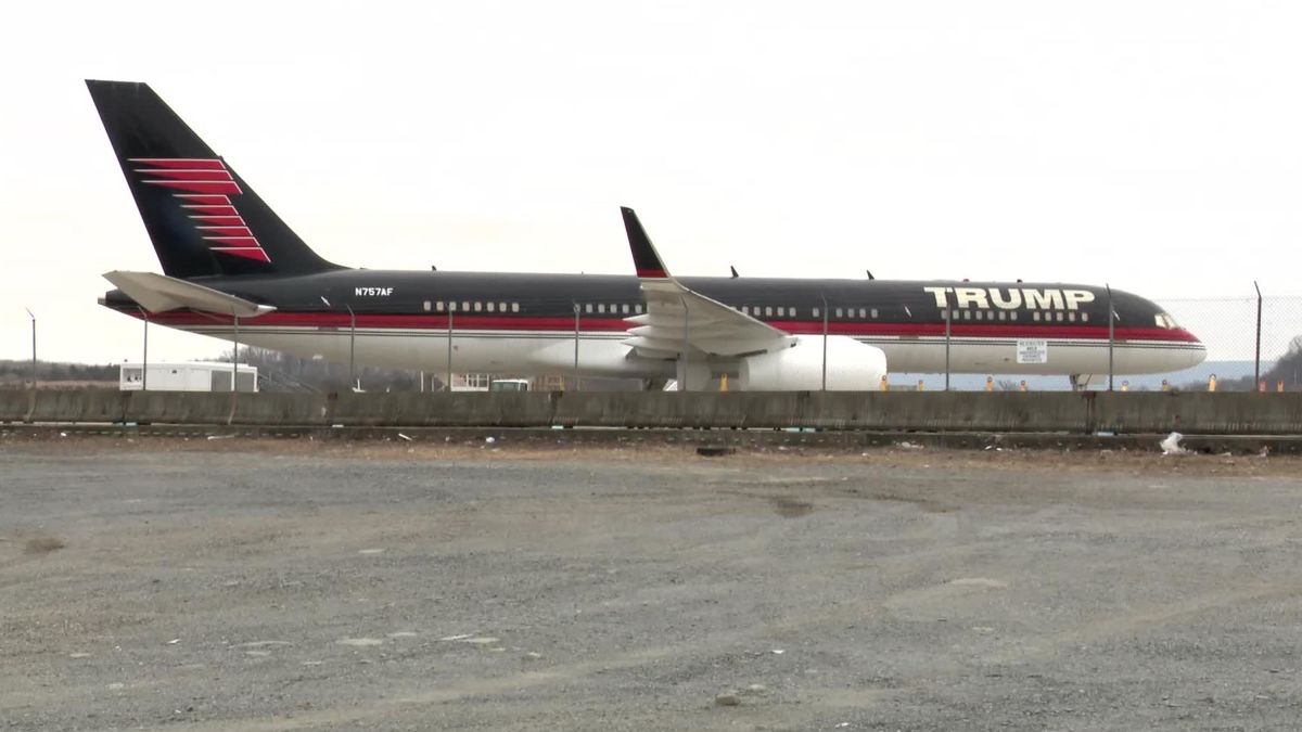 Trump 737 tail number