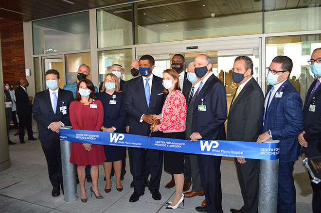 White Plains Hospital down to three Covid patients as it opens advanced medicine and surgery center