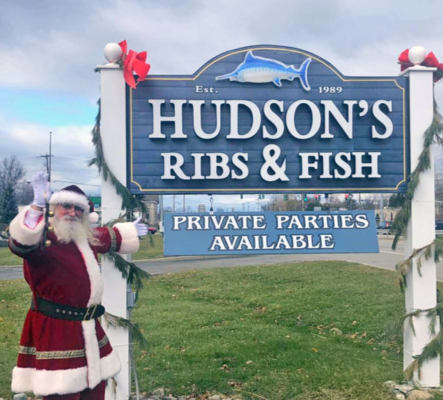 Hudson's Ribs and Fish