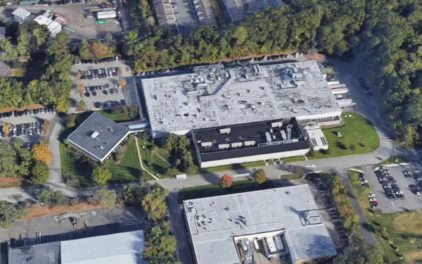 Manufacturing plants along Ram Ridge Road in Chestnut Ridge. Photo via Google Maps.