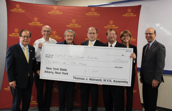 NYMC Center for Disaster Medicine presentation check.