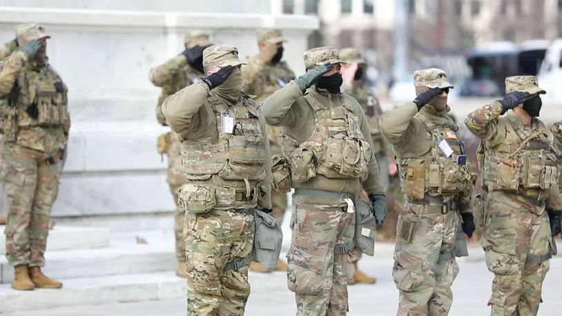 National Guard could temporarily fill positions of non-vaccinated state workers