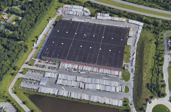 C&S warehouse in Newburgh. Photo via Google Maps.