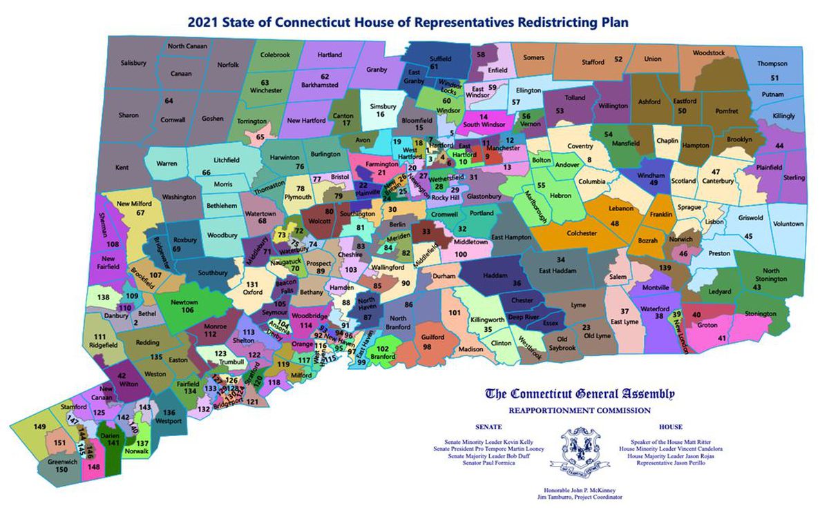 Stamford, Bridgeport pick up seventh state House seats as result of redistricting