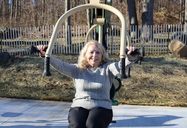 TIBBETTS BROOK PARK  GETS FIT