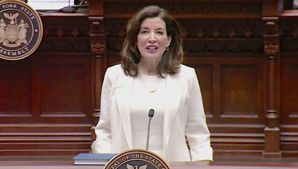 Gov. Hochul delivers state of state address.