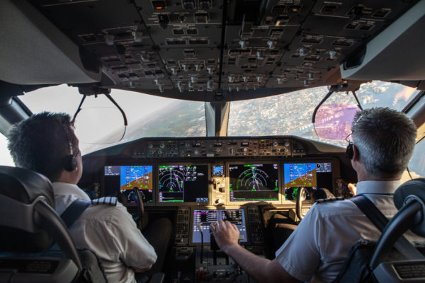 On approach to Oslo in a Norse Boeing Dreamliner.