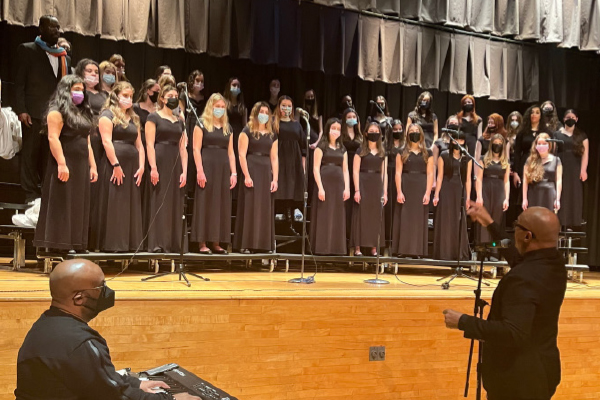 URSULINE SCHOOL CHOIR PERFORMS GOSPEL SPIRITUALS
