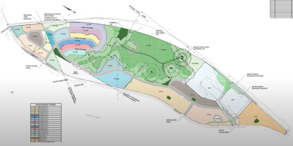 Development area shown to Woodbury Planning Board.