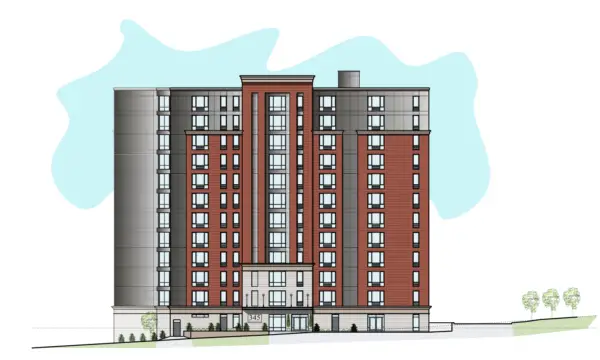 Rendering of 345 McLean Ave., Yonkers.