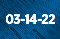 Legal records March 14, 2022