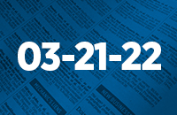 Legal records March 21, 2022