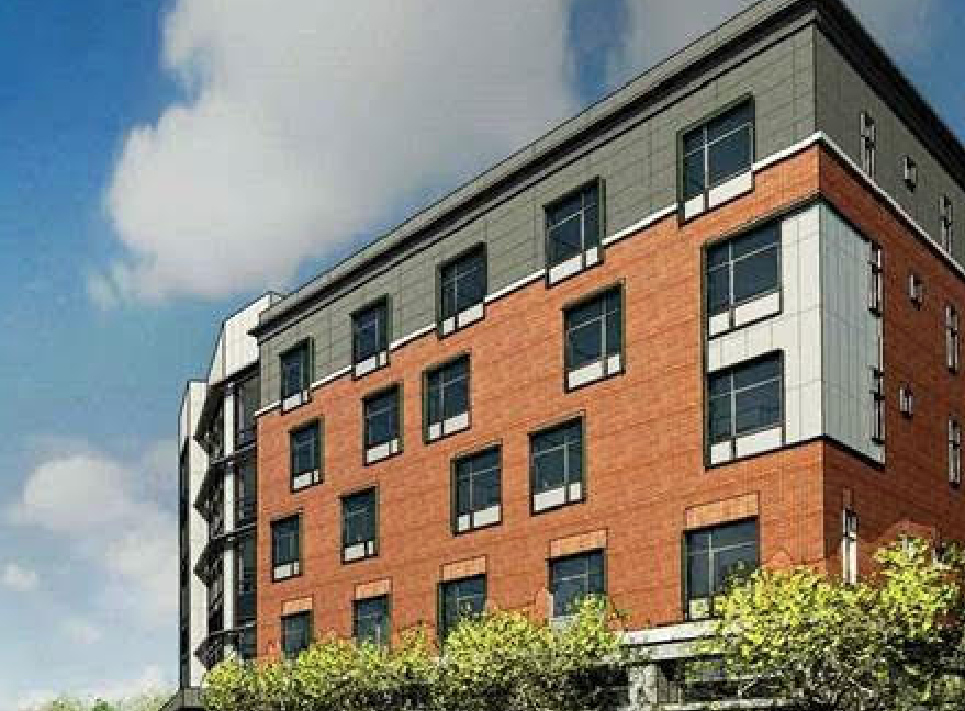 Rendering of new facility being built at Wartburg.