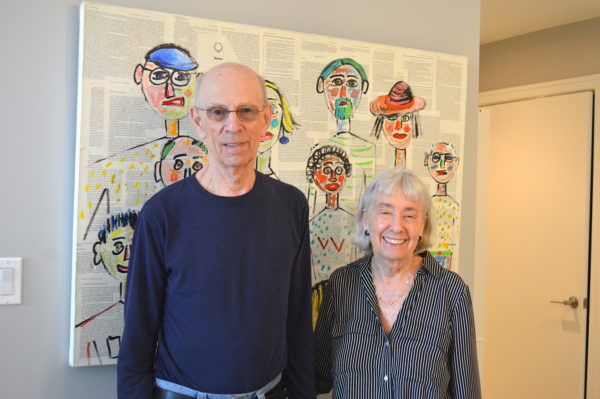 Waterstone residents Joe and Lynn Halperin. Photo by Peter Katz.