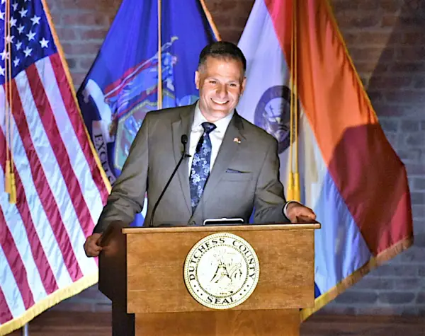 Marc Molinaro delivering State of the County Address.