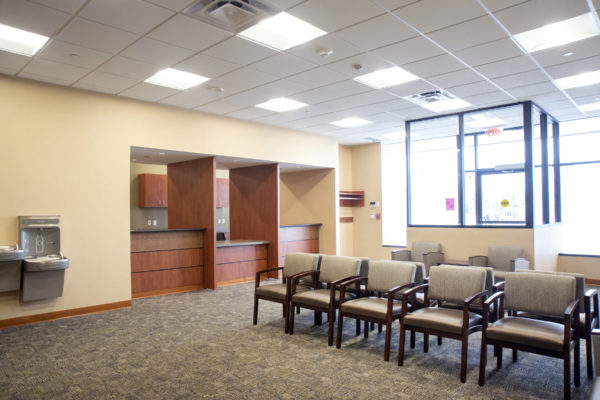 Inside the CareMount OB/GYN facility in New Paltz.