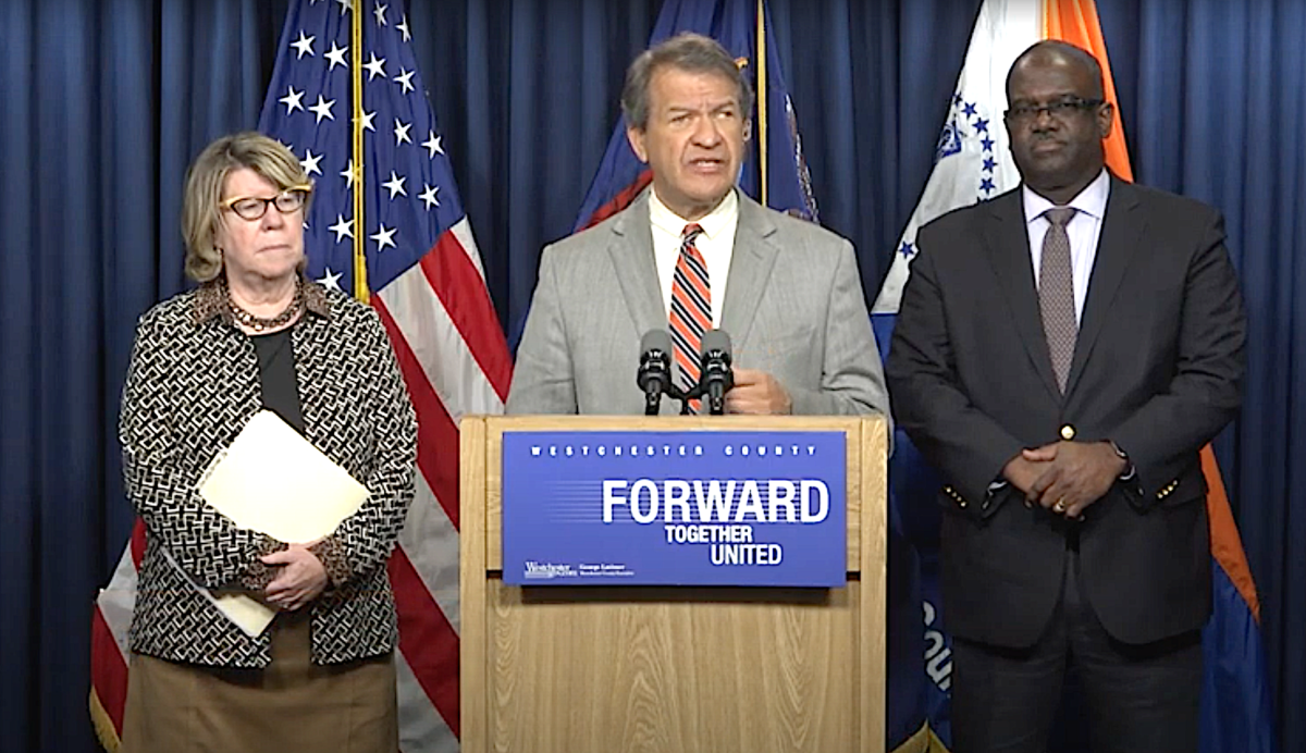 From left: Joan McDonald; George Latimer; Ken Jenkins.
