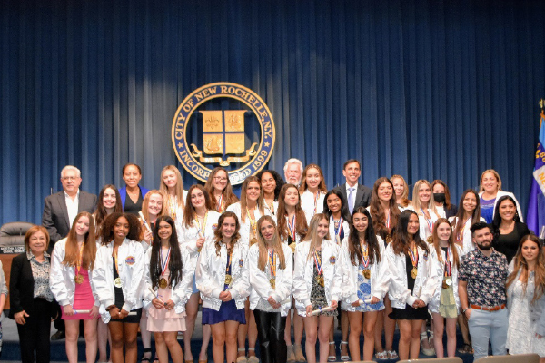 CHAMPION CHEERLEADING TEAM HONORED