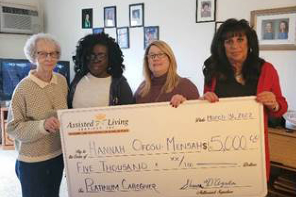 CAREGIVERS WIN AWARDS FROM ALS