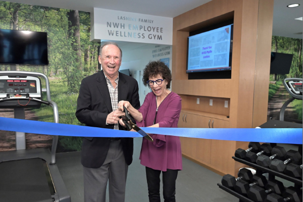 ARMONK COUPLE HELPS ESTABLISH HOSPITAL GYM