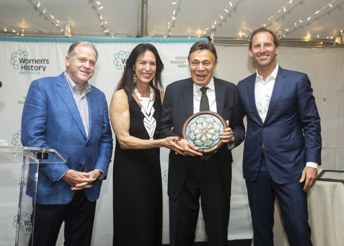 From left: Wilson S. Neely; Irene Ginsburg; Martin Ginsburg; and Mark F. Rockefeller.