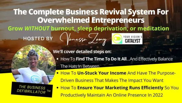 The Complete Business Revival For Overwhelmed Entrepreneurs - Yonkers