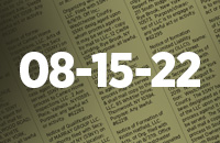 Legal Notices August 15, 2022