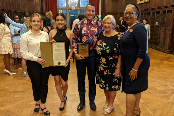 COLLEGE VOLUNTEERS HONORED