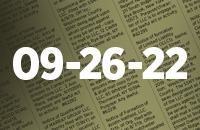 Legal Notices September 26, 2022