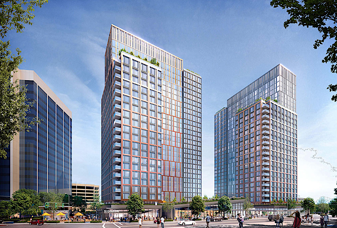 Rendering of proposed 60 S. Broadway project.