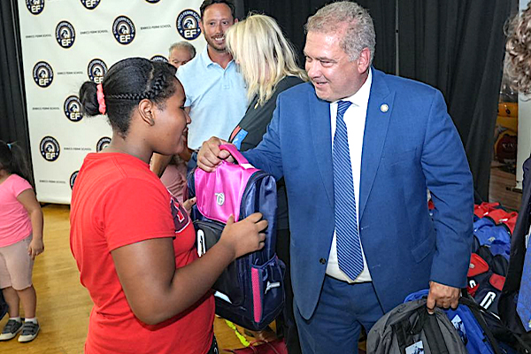 Back to school with backpacks