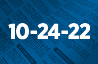 Legal records October 24, 2022