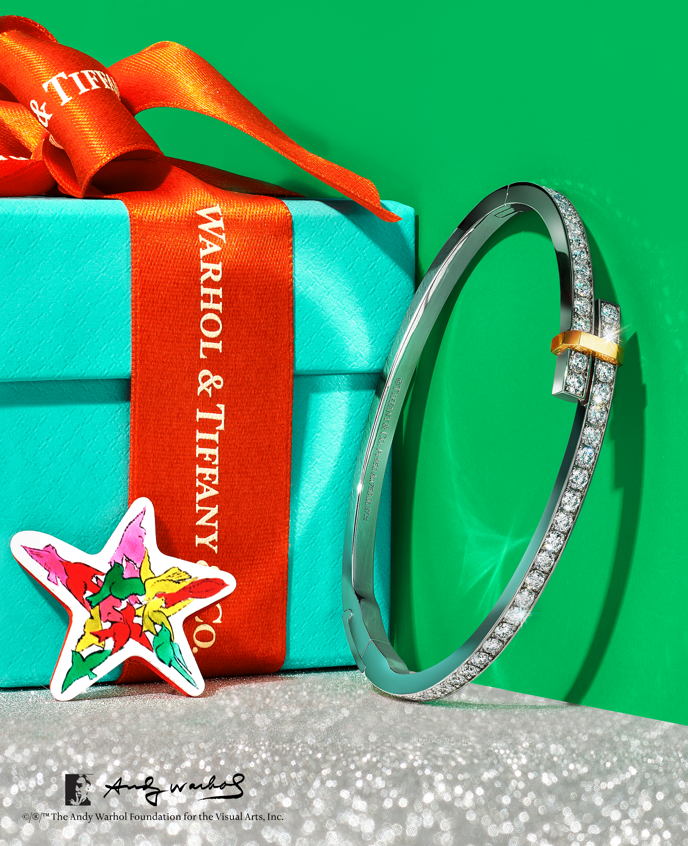 Tiffany meets Warhol for a merry yuletide