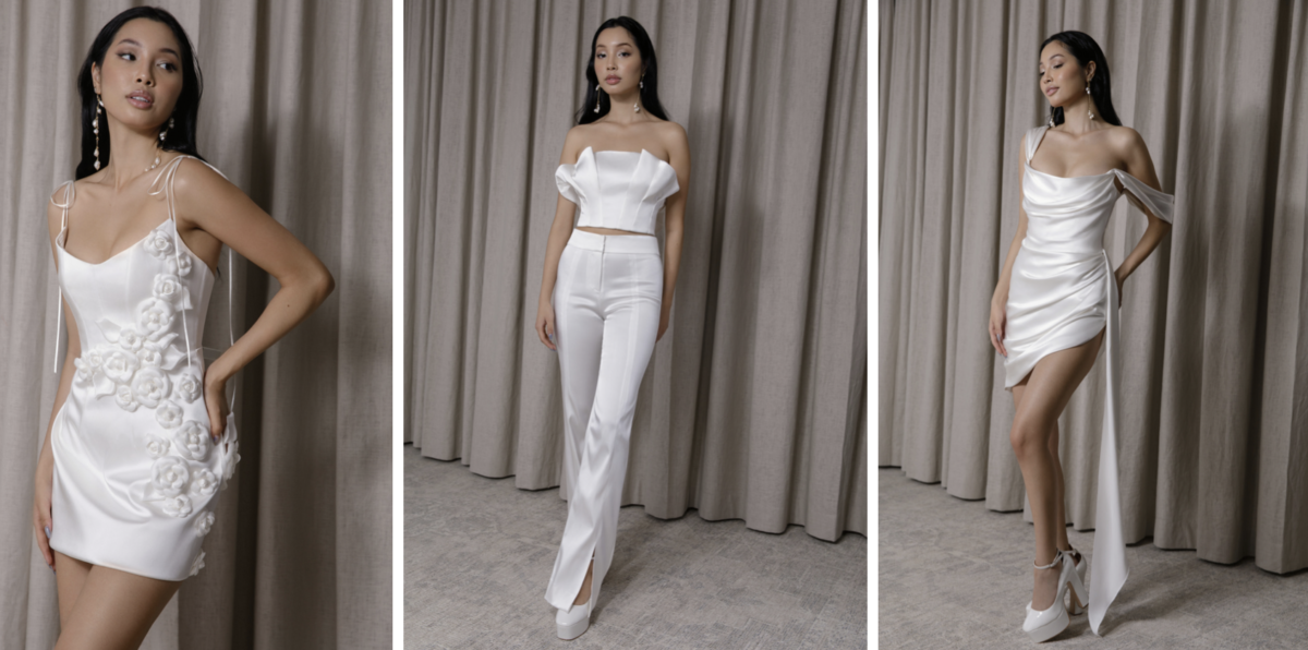 Here comes the bride, courtesy of Katherine Tash