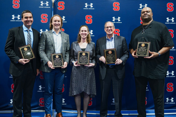 FIVE ALUMNI INDUCTED AT SCHOOL CEREMONY
