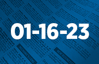 Legal records January 16, 2023