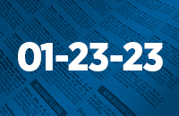 Legal records January 23, 2023
