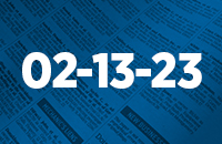 Legal records February 13, 2023