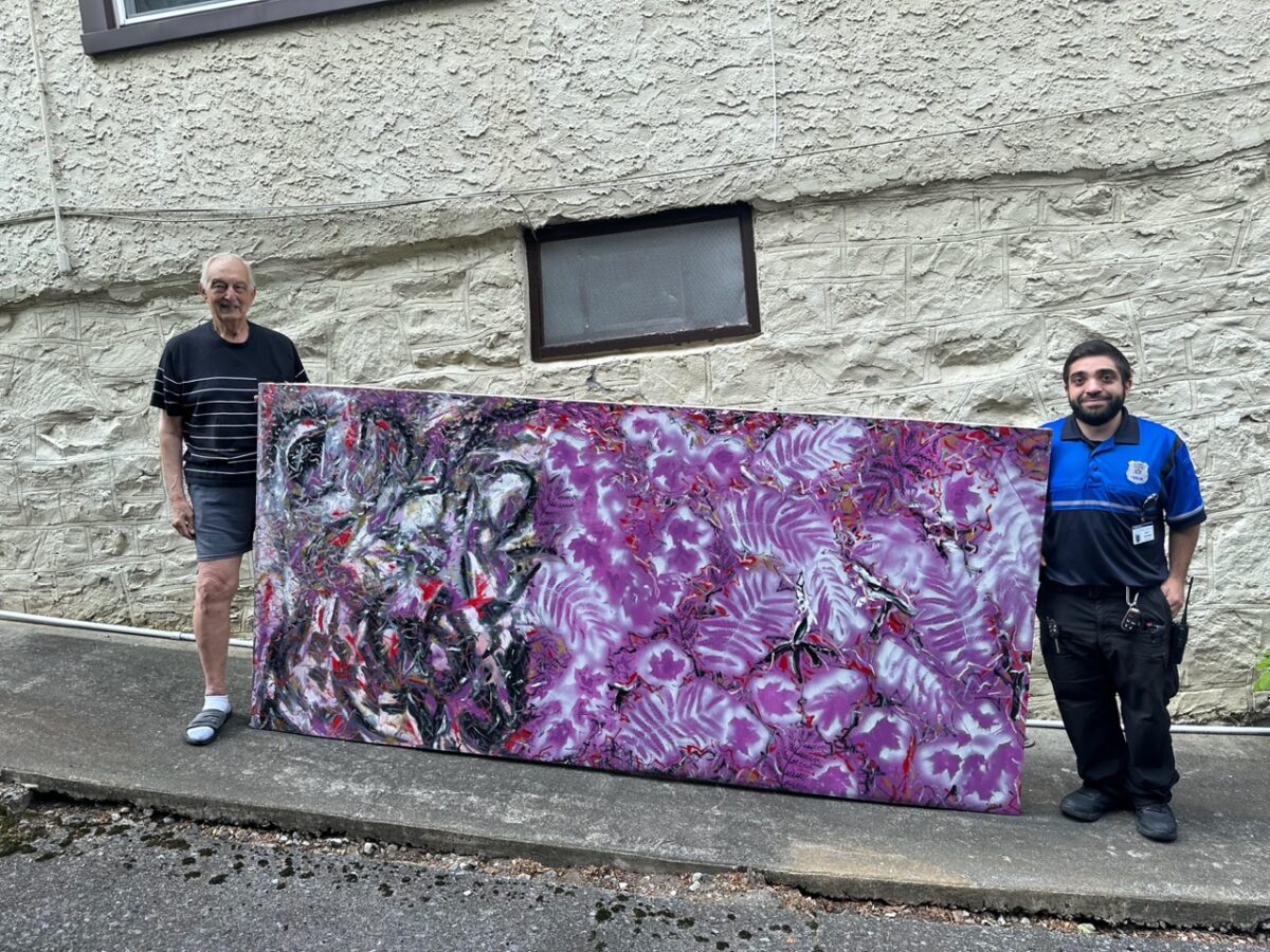 Gino Civale donates artwork to New York Medical College