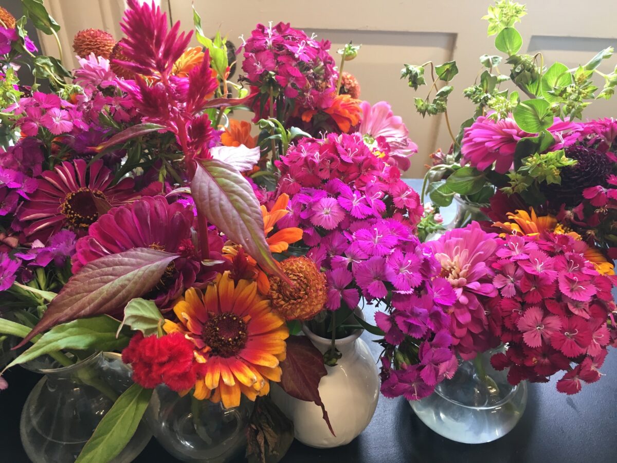 Summer bouquets from the garden