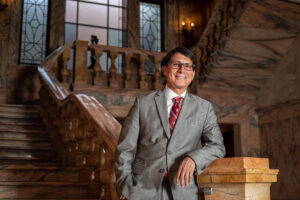 Frank D. Sánchez, Ph.D., the new president of Manhattanville College in Purchase. 