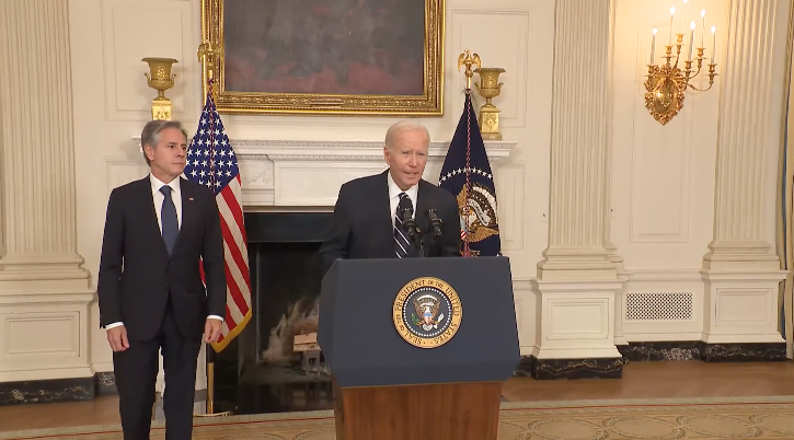 Biden speaks about attack on Israel; scenes of attack: VIDEO
