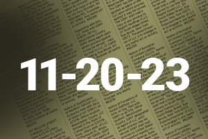 Legal records November 20, 2023