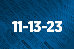 Legal records November 13, 2023